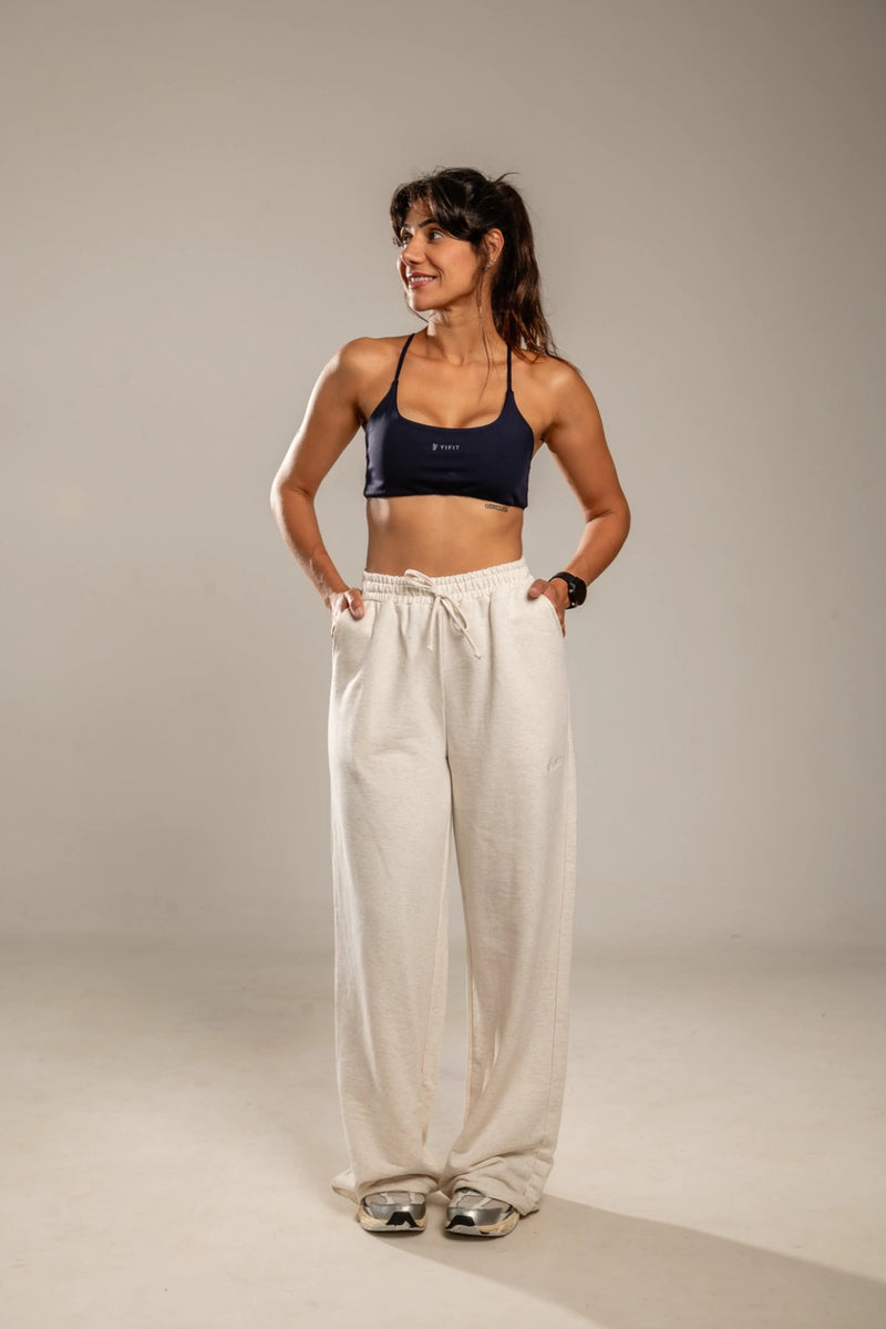 Calça Jogger de Moletom com Cordão