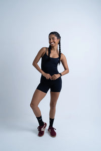 Macacão Bermuda YIFIT Alça Fina