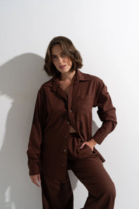 Conjunto Kaia Marrom